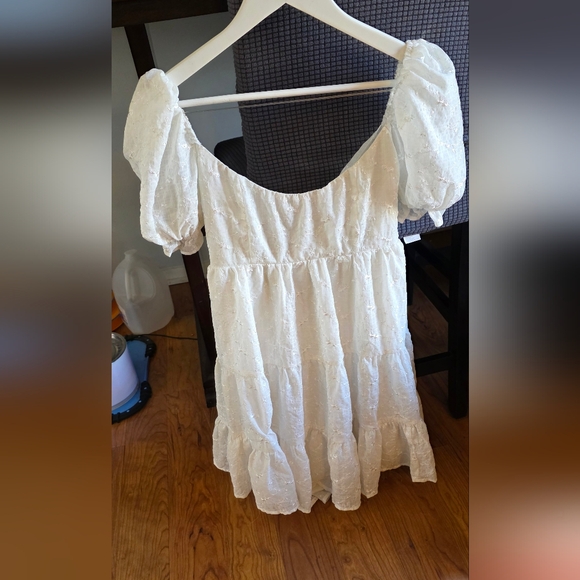 Lucy in the Sky White Dress Sz L - Picture 3 of 8